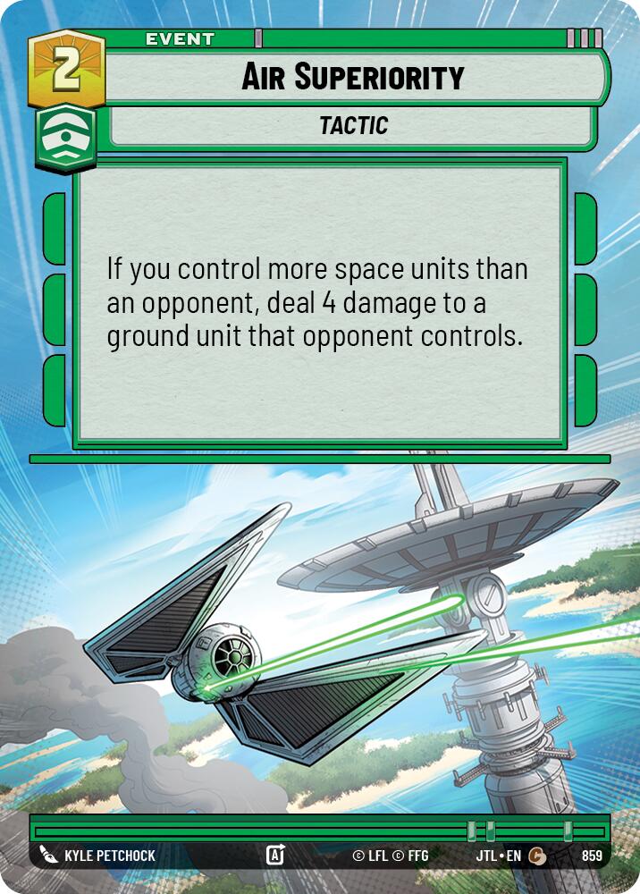 Air Superiority (859) (Hyperspace Foil) (859) [Jump to Lightspeed] | Jomio and Rueliete's Cards and Comics