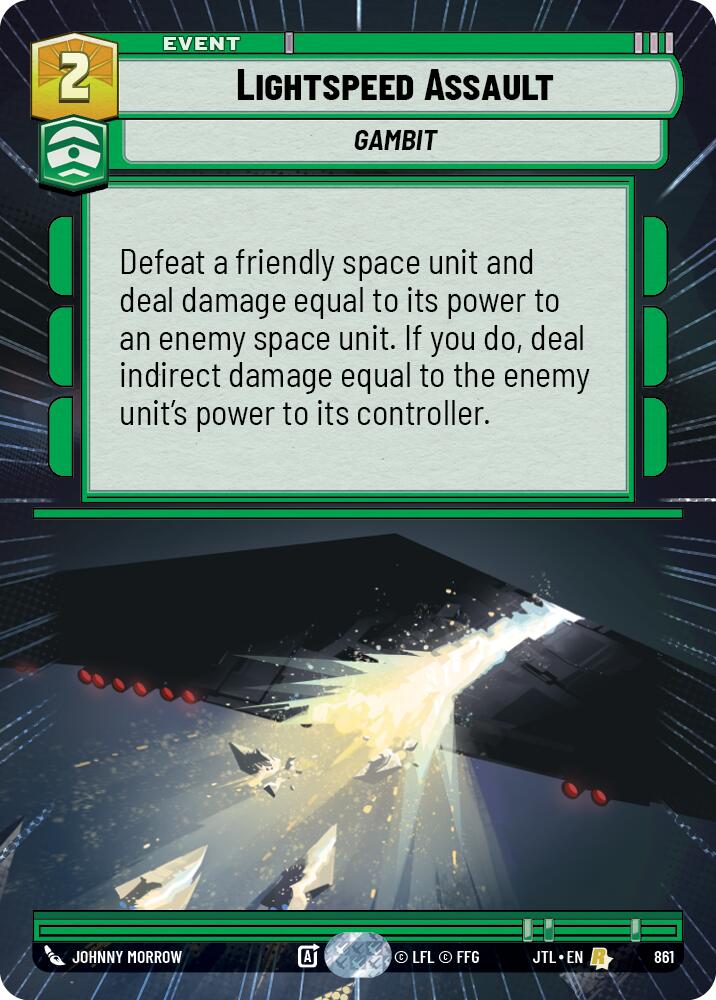 Lightspeed Assault (861) (Hyperspace Foil) (861) [Jump to Lightspeed] | Jomio and Rueliete's Cards and Comics
