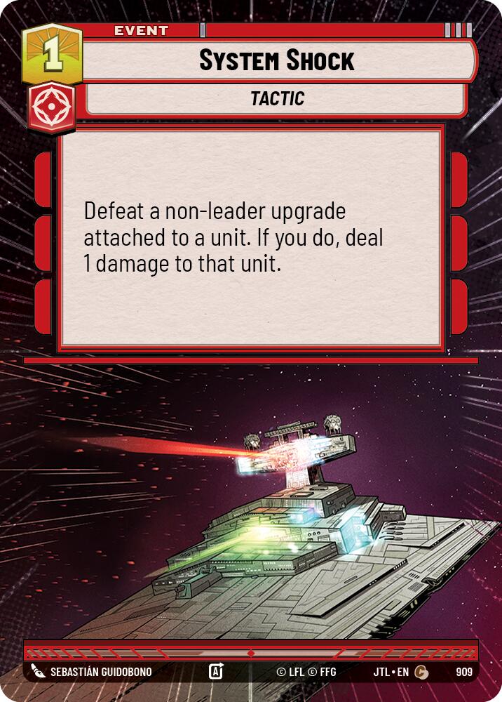 System Shock (909) (Hyperspace Foil) (909) [Jump to Lightspeed] | Jomio and Rueliete's Cards and Comics