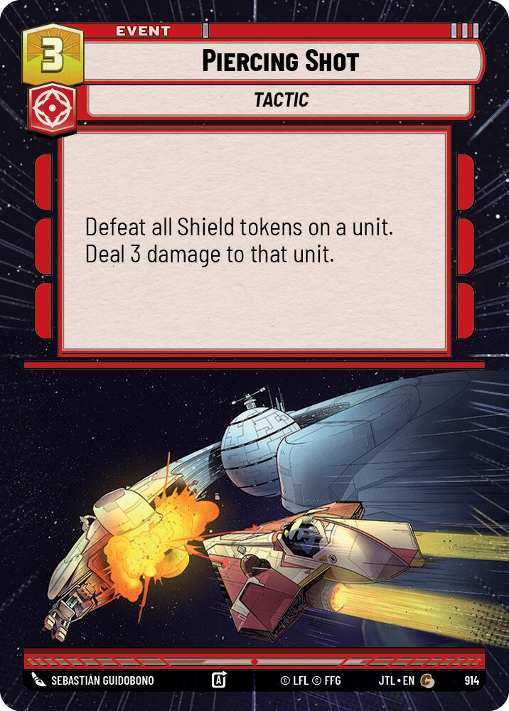 Piercing Shot (914) (Hyperspace Foil) (914) [Jump to Lightspeed] | Jomio and Rueliete's Cards and Comics