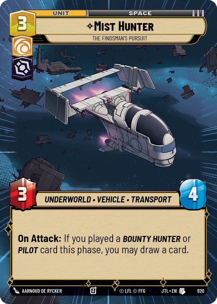 Mist Hunter - The Findsman's Pursuit (920) (Hyperspace Foil) (920) [Jump to Lightspeed] | Jomio and Rueliete's Cards and Comics