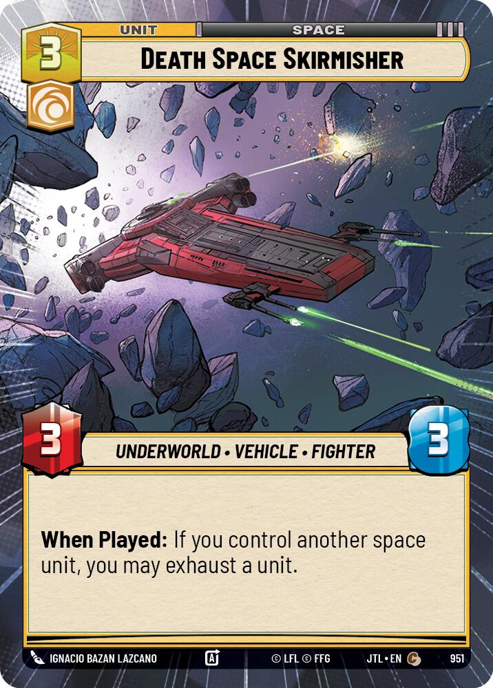 Death Space Skirmisher (951) (Hyperspace Foil) (951) [Jump to Lightspeed] | Jomio and Rueliete's Cards and Comics
