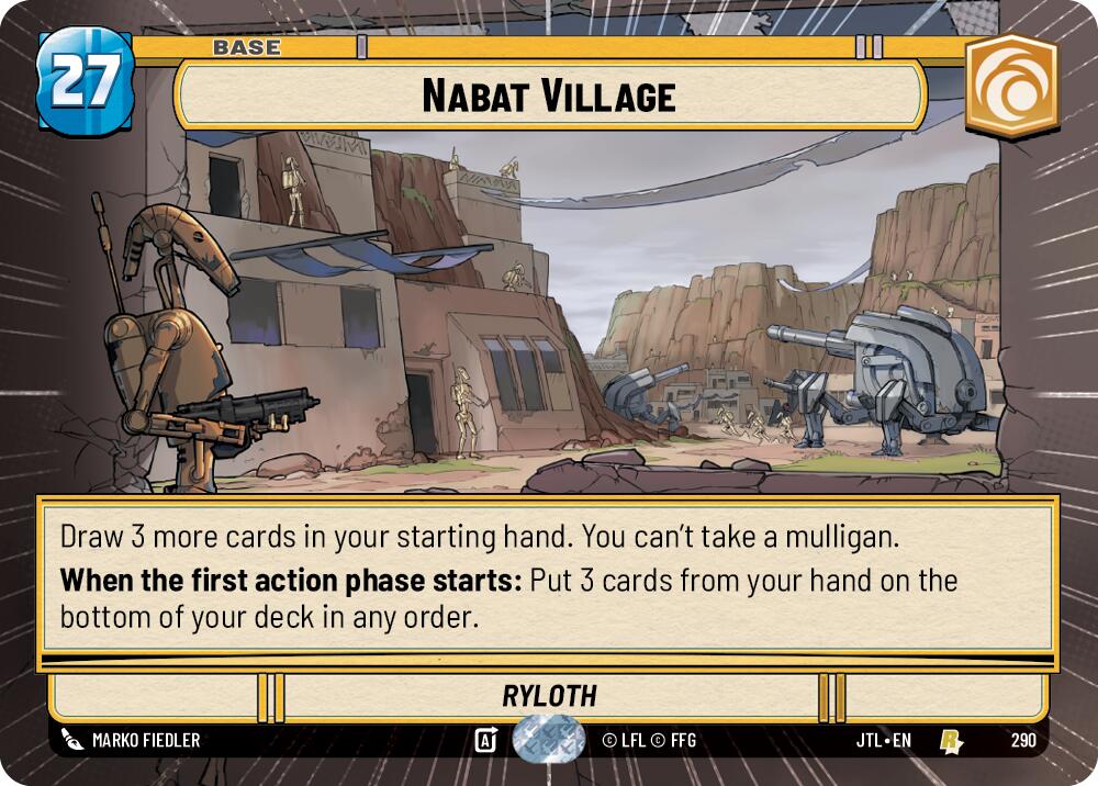 Nabat Village (290) (Hyperspace) (290) [Jump to Lightspeed] | Jomio and Rueliete's Cards and Comics