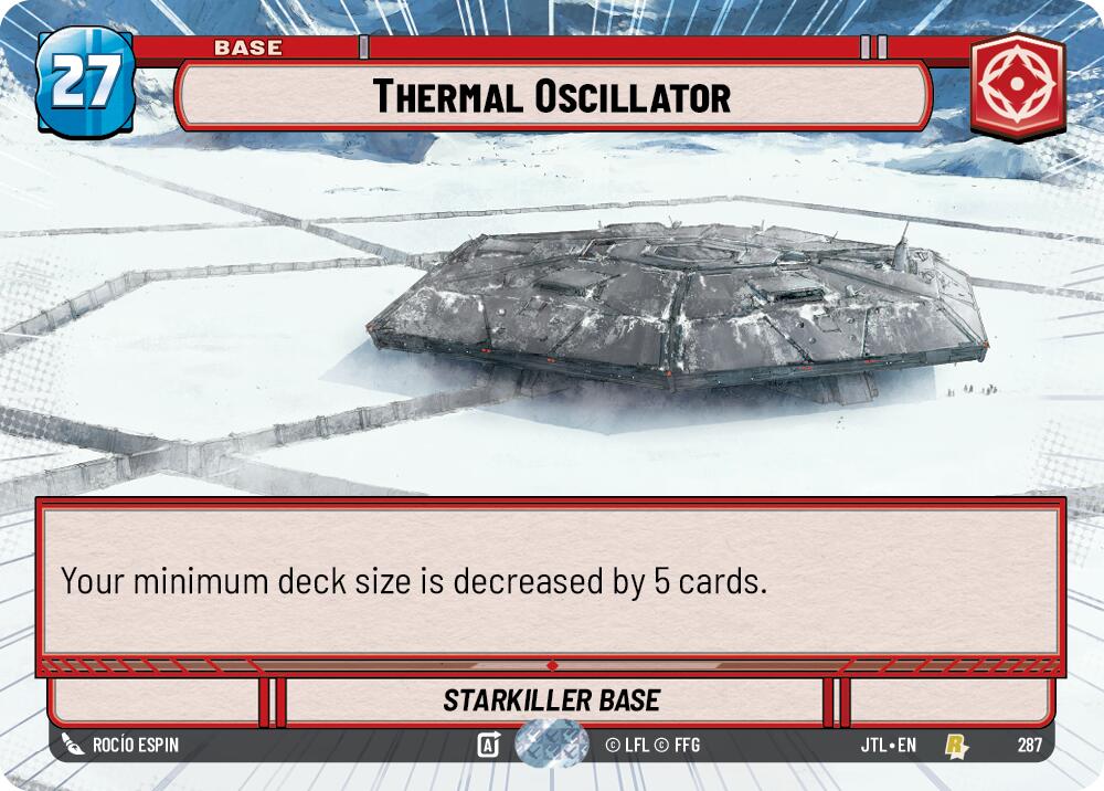 Thermal Oscillator (287) (Hyperspace) (287) [Jump to Lightspeed] | Jomio and Rueliete's Cards and Comics