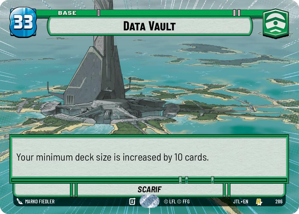 Data Vault (286) (Hyperspace) (286) [Jump to Lightspeed] | Jomio and Rueliete's Cards and Comics