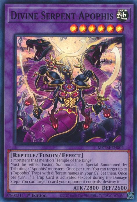 Divine Serpent Apophis [MZTM-EN004] Super Rare | Jomio and Rueliete's Cards and Comics