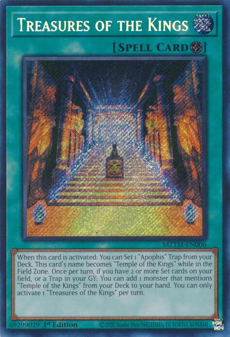 Treasures of the Kings [MZTM-EN006] Secret Rare | Jomio and Rueliete's Cards and Comics