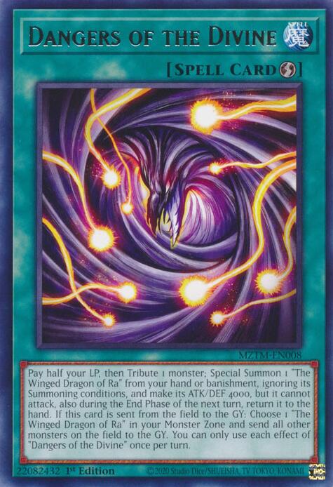 Dangers of the Divine [MZTM-EN008] Rare | Jomio and Rueliete's Cards and Comics
