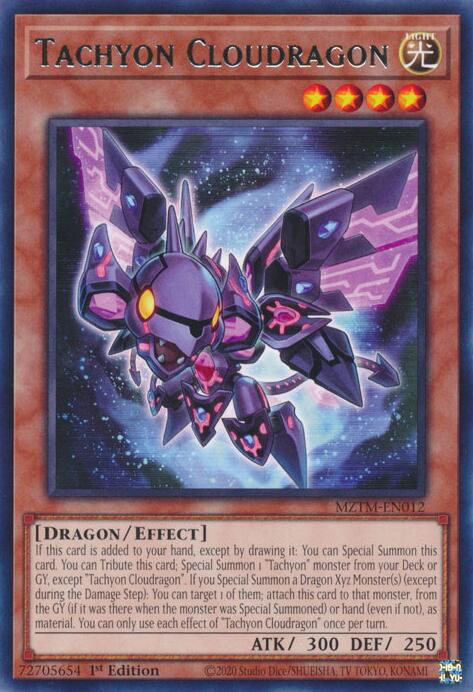 Tachyon Cloudragon [MZTM-EN012] Rare | Jomio and Rueliete's Cards and Comics