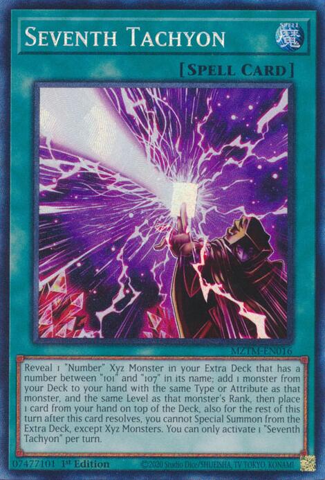 Seventh Tachyon (Collector's Rare) [MZTM-EN016] Collector's Rare | Jomio and Rueliete's Cards and Comics