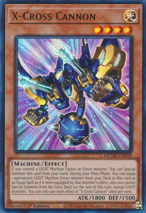 X-Cross Cannon [MZTM-EN018] Ultra Rare | Jomio and Rueliete's Cards and Comics