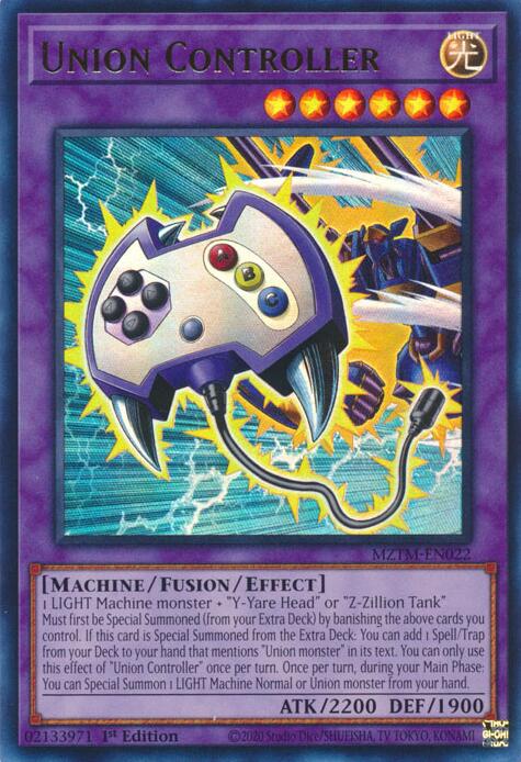 Union Controller [MZTM-EN022] Ultra Rare | Jomio and Rueliete's Cards and Comics