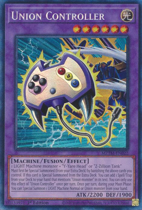 Union Controller (Collector's Rare) [MZTM-EN022] Collector's Rare | Jomio and Rueliete's Cards and Comics
