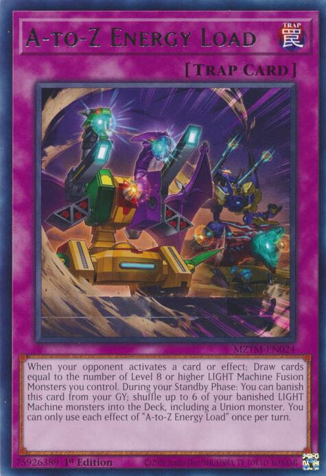 A-to-Z Energy Load [MZTM-EN024] Rare | Jomio and Rueliete's Cards and Comics