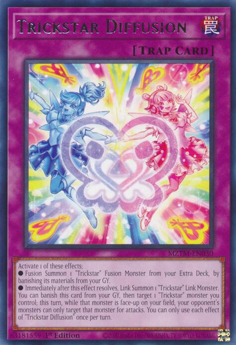 Trickstar Diffusion [MZTM-EN030] Rare | Jomio and Rueliete's Cards and Comics