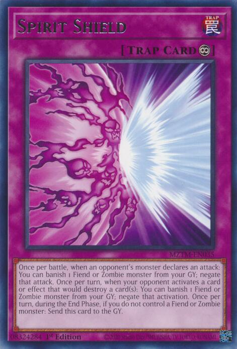 Spirit Shield [MZTM-EN035] Rare | Jomio and Rueliete's Cards and Comics