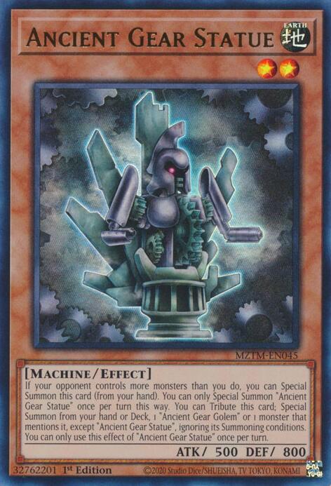 Ancient Gear Statue [MZTM-EN045] Ultra Rare | Jomio and Rueliete's Cards and Comics