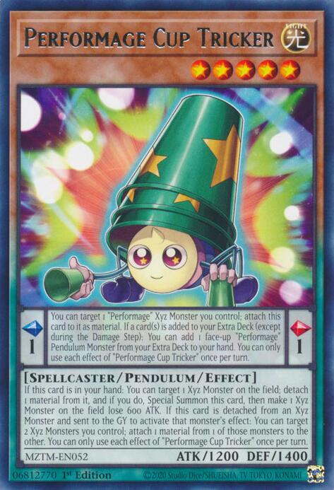 Performage Cup Tricker [MZTM-EN052] Rare | Jomio and Rueliete's Cards and Comics