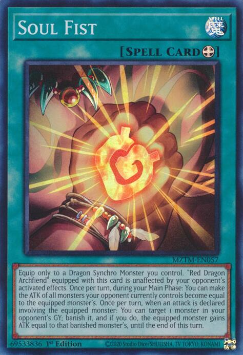 Soul Fist [MZTM-EN057] Super Rare | Jomio and Rueliete's Cards and Comics