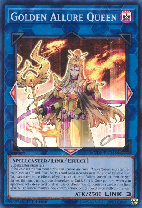 Golden Allure Queen [MZTM-EN058] Super Rare | Jomio and Rueliete's Cards and Comics