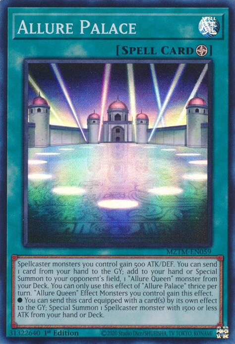 Allure Palace [MZTM-EN059] Super Rare | Jomio and Rueliete's Cards and Comics