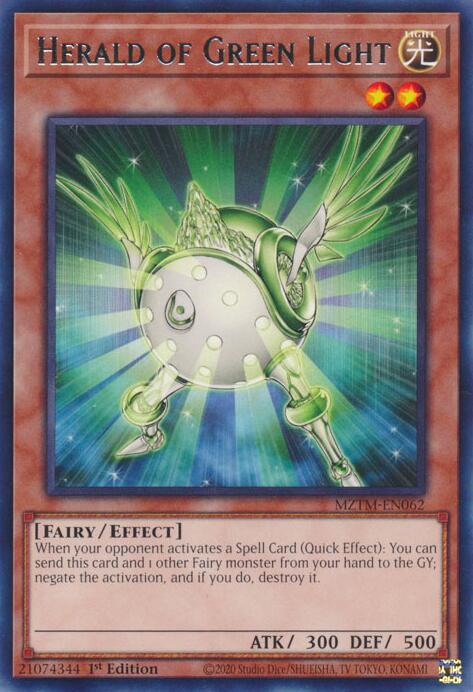 Herald of Green Light [MZTM-EN062] Rare | Jomio and Rueliete's Cards and Comics