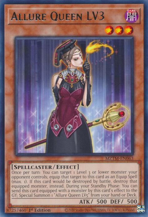 Allure Queen LV3 [MZTM-EN063] Rare | Jomio and Rueliete's Cards and Comics