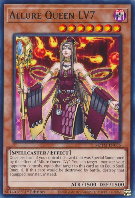 Allure Queen LV7 [MZTM-EN065] Rare | Jomio and Rueliete's Cards and Comics