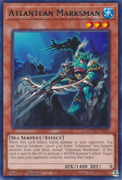 Atlantean Marksman [MZTM-EN072] Rare | Jomio and Rueliete's Cards and Comics