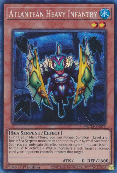 Atlantean Heavy Infantry (Collector's Rare) [MZTM-EN073] Collector's Rare | Jomio and Rueliete's Cards and Comics