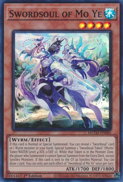 Swordsoul of Mo Ye [MZTM-EN080] Super Rare | Jomio and Rueliete's Cards and Comics