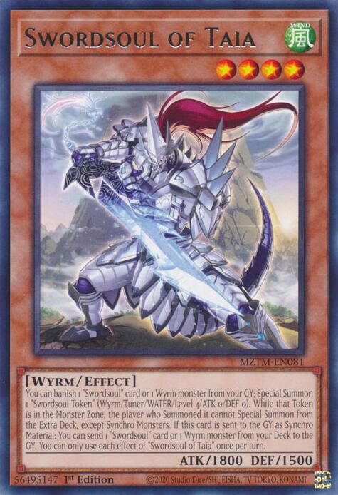 Swordsoul of Taia [MZTM-EN081] Rare | Jomio and Rueliete's Cards and Comics