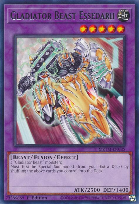 Gladiator Beast Essedarii [MZTM-EN085] Rare | Jomio and Rueliete's Cards and Comics