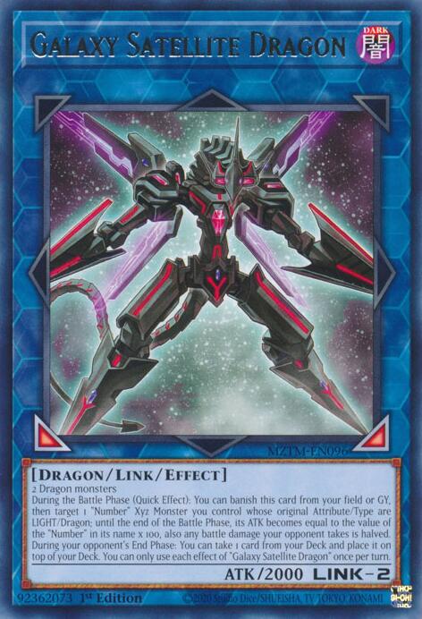 Galaxy Satellite Dragon [MZTM-EN096] Rare | Jomio and Rueliete's Cards and Comics