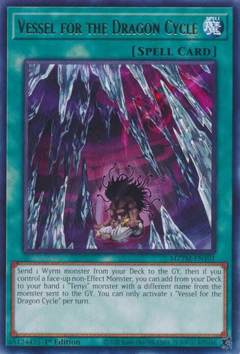 Vessel for the Dragon Cycle [MZTM-EN101] Rare | Jomio and Rueliete's Cards and Comics