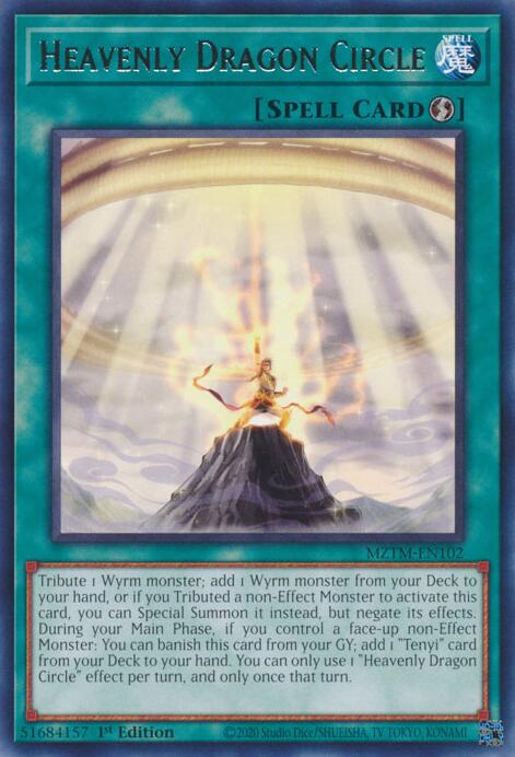 Heavenly Dragon Circle [MZTM-EN102] Rare | Jomio and Rueliete's Cards and Comics