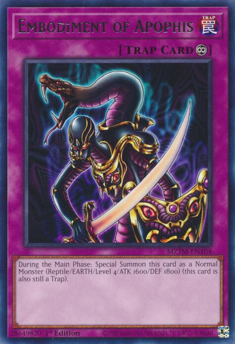 Embodiment of Apophis [MZTM-EN104] Rare | Jomio and Rueliete's Cards and Comics
