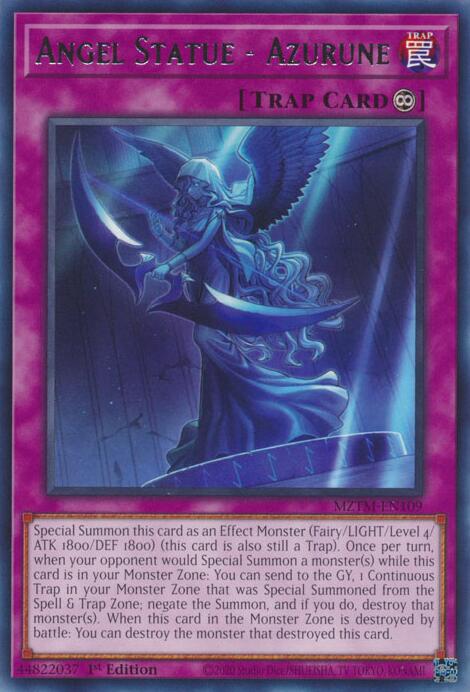 Angel Statue - Azurune [MZTM-EN109] Rare | Jomio and Rueliete's Cards and Comics