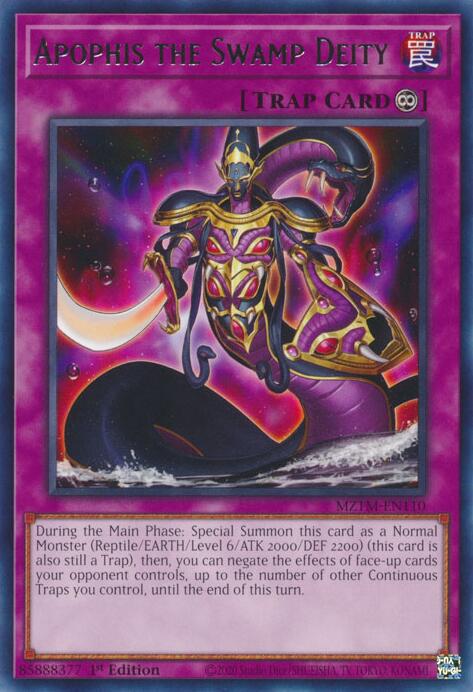 Apophis the Swamp Deity [MZTM-EN110] Rare | Jomio and Rueliete's Cards and Comics