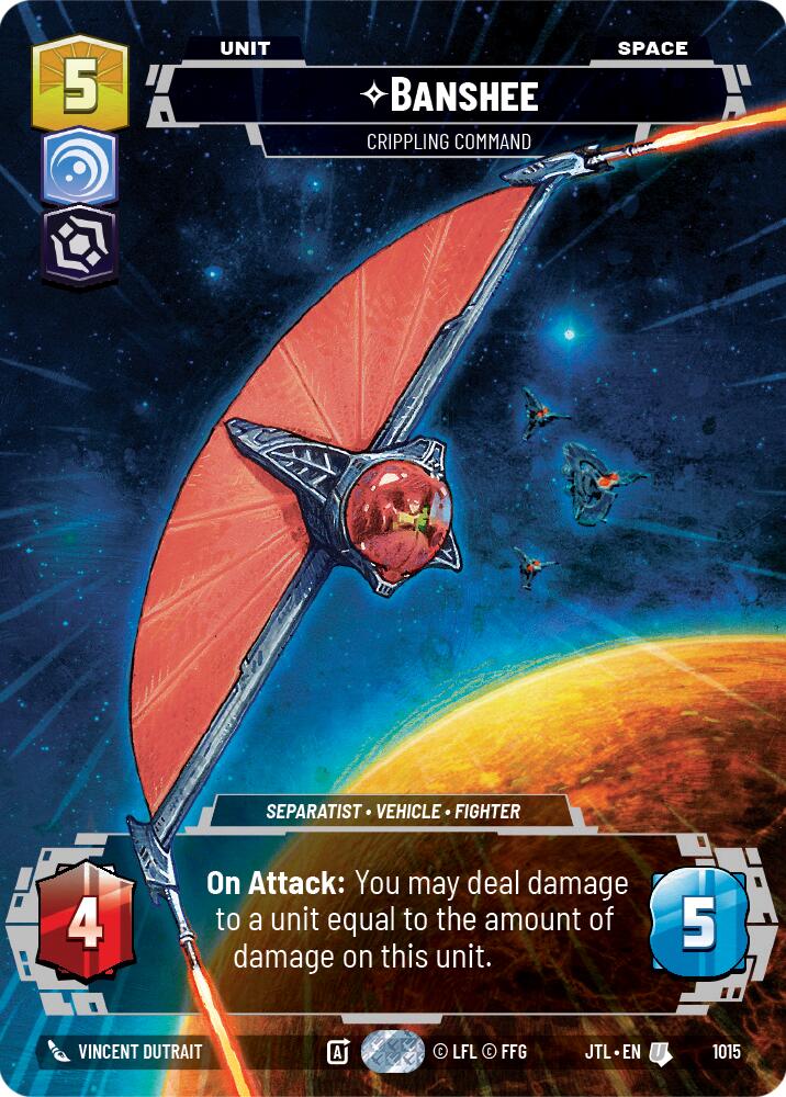 Banshee - Crippling Command (1015) (Prestige) (1015) [Jump to Lightspeed] | Jomio and Rueliete's Cards and Comics