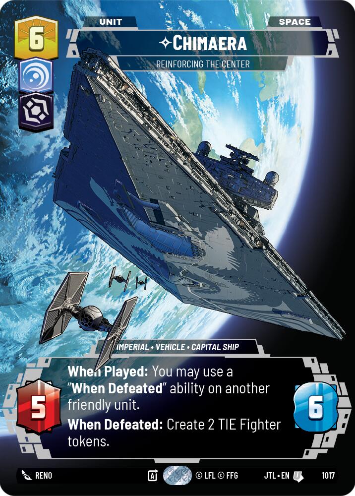 Chimaera - Reinforcing the Center (1017) (Prestige) (1017) [Jump to Lightspeed] | Jomio and Rueliete's Cards and Comics