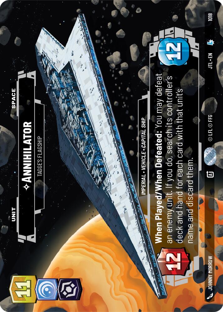 Annihilator - Tagge's Flagship (1018) (Prestige) (1018) [Jump to Lightspeed] | Jomio and Rueliete's Cards and Comics