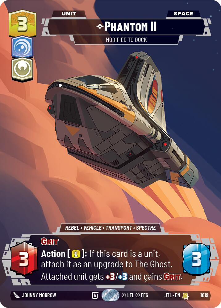 Phantom II - Modified to Dock (1019) (Prestige) (1019) [Jump to Lightspeed] | Jomio and Rueliete's Cards and Comics