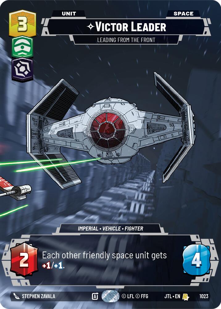 Victor Leader - Leading from the Front (1023) (Prestige) (1023) [Jump to Lightspeed] | Jomio and Rueliete's Cards and Comics