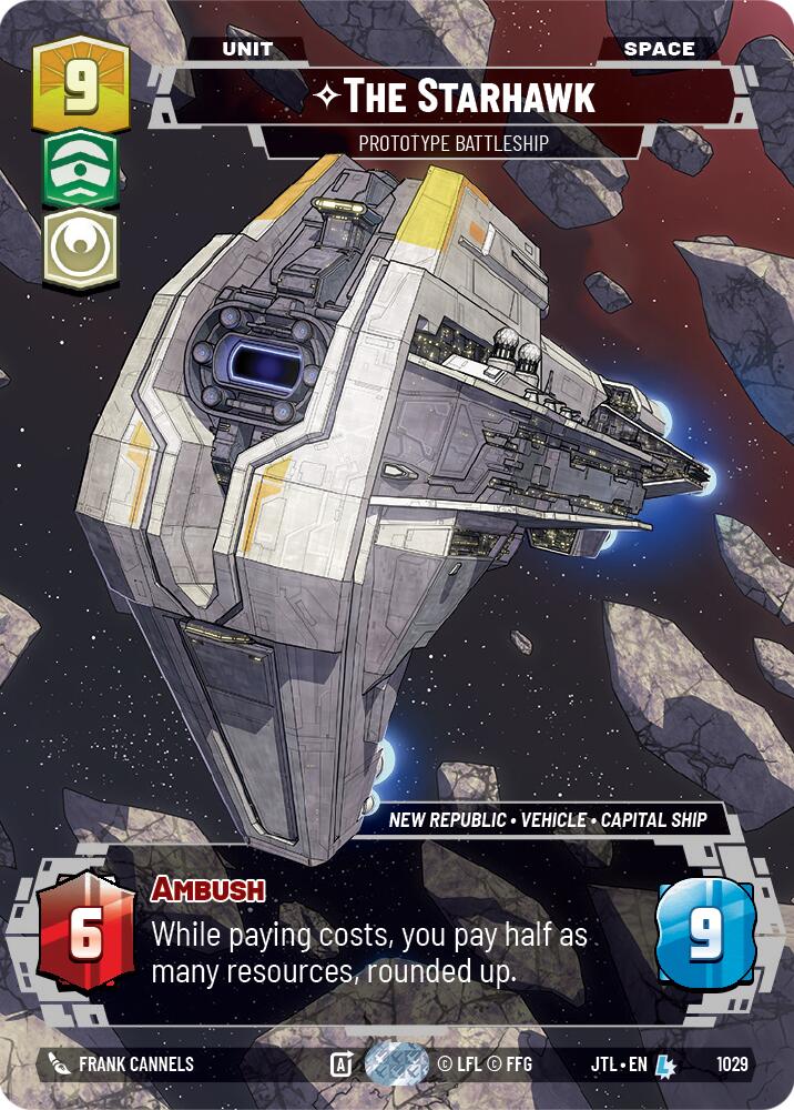 The Starhawk - Prototype Battleship (1029) (Prestige) (1029) [Jump to Lightspeed] | Jomio and Rueliete's Cards and Comics
