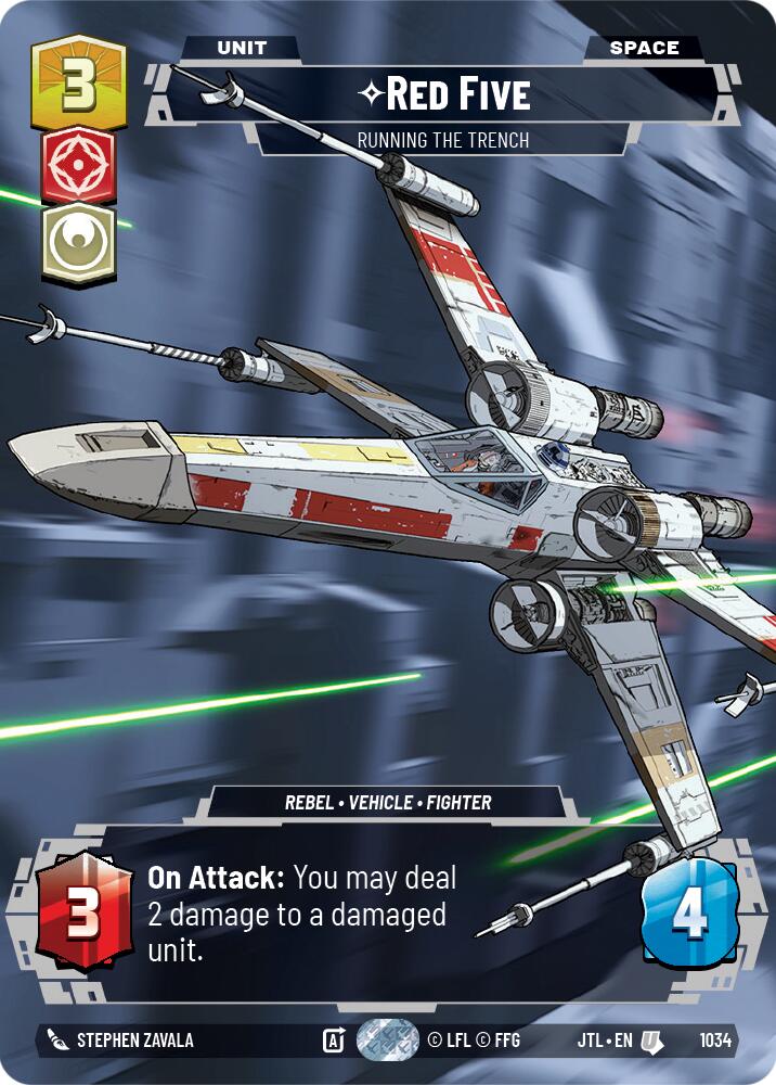 Red Five - Running the Trench (1034) (Prestige) (1034) [Jump to Lightspeed] | Jomio and Rueliete's Cards and Comics