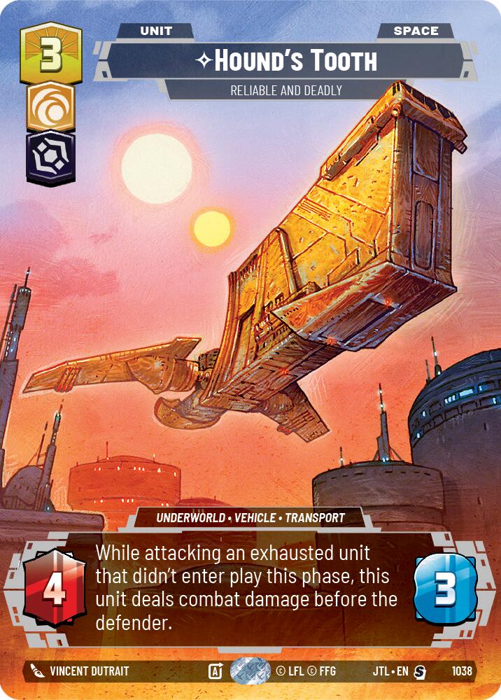 Hound's Tooth - Reliable and Deadly (1038) (Prestige) (1038) [Jump to Lightspeed] | Jomio and Rueliete's Cards and Comics