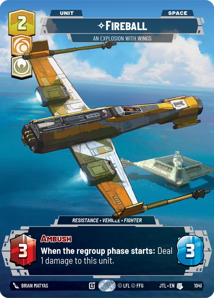 Fireball - An Explosion With Wings (1041) (Prestige) (1041) [Jump to Lightspeed] | Jomio and Rueliete's Cards and Comics