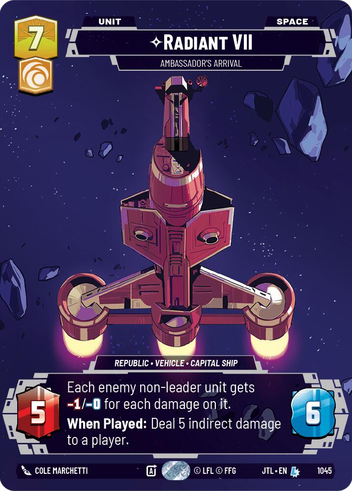 Radiant VII - Ambassadors' Arrival (1045) (Prestige) (1045) [Jump to Lightspeed] | Jomio and Rueliete's Cards and Comics