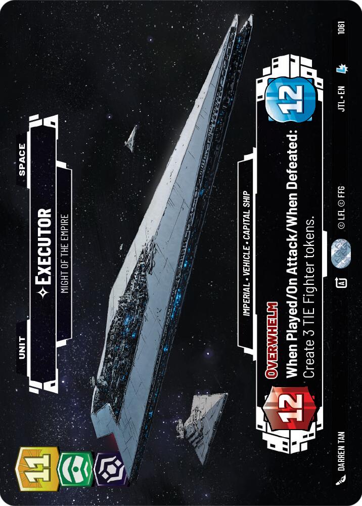 Executor - Might of the Empire (1061) (Prestige Foil) (1061) [Jump to Lightspeed] | Jomio and Rueliete's Cards and Comics